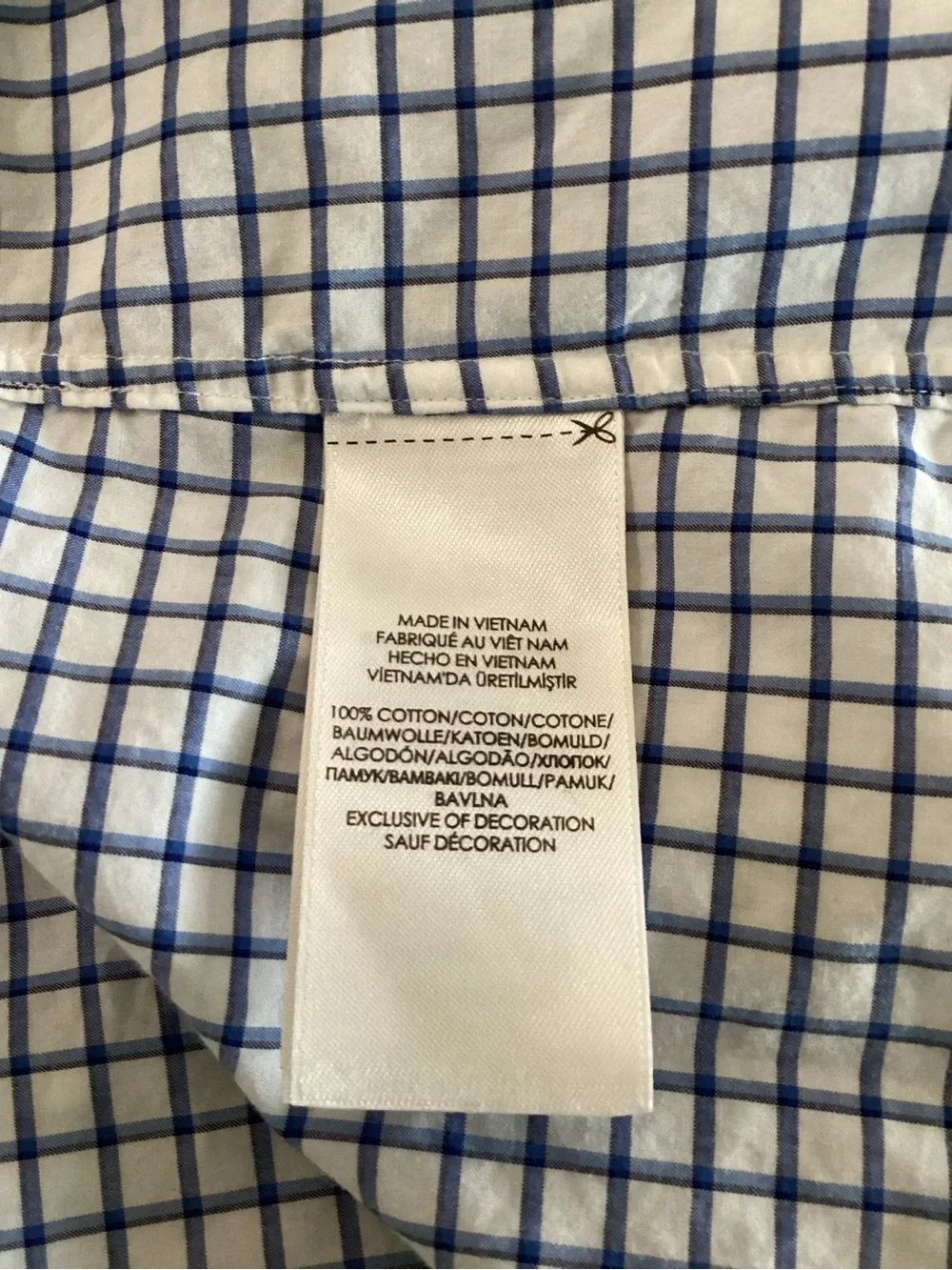 Polo by Ralph Lauren White & Navy Checked Button-Down Shirt